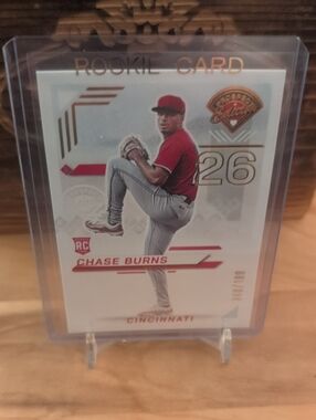2025 Panini Prospects Edition Chase Burns Rookie Card #40/199 Reds